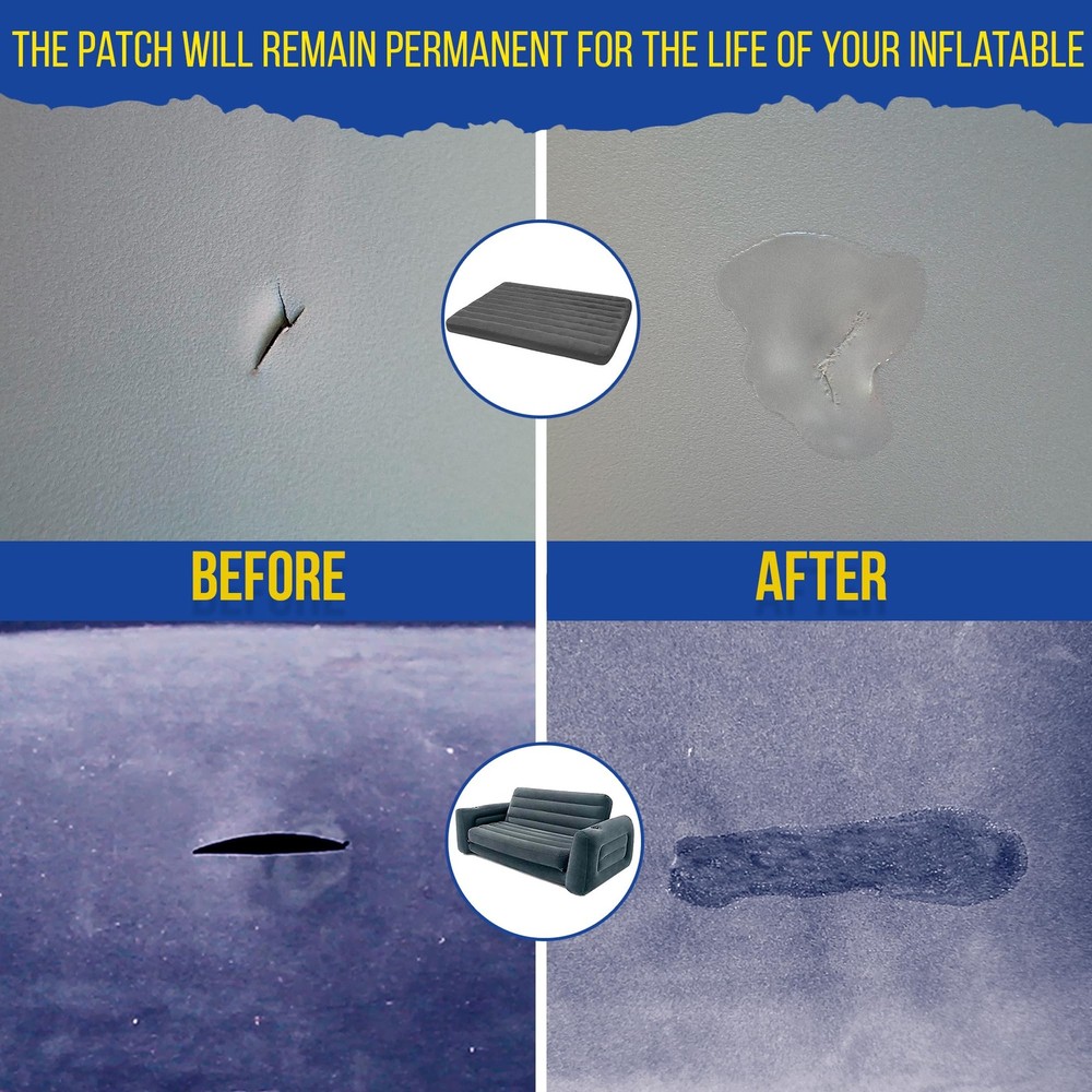 PVC Stitch Liquid Patch – Air Mattress Patch Kit Heavy Duty, Inflatable Patch...