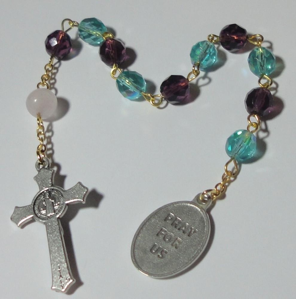 St Veronica Single Decade Rosary - Photographers, Textiles, Laundry Workers