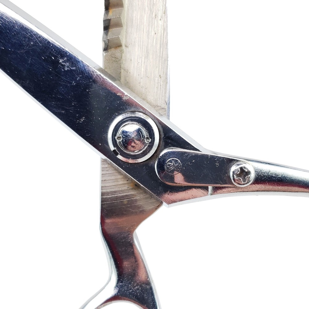 Vintage Sure Cut Pinking Shears Scissors Zig Zag Pattern Self-Adjusting Japan