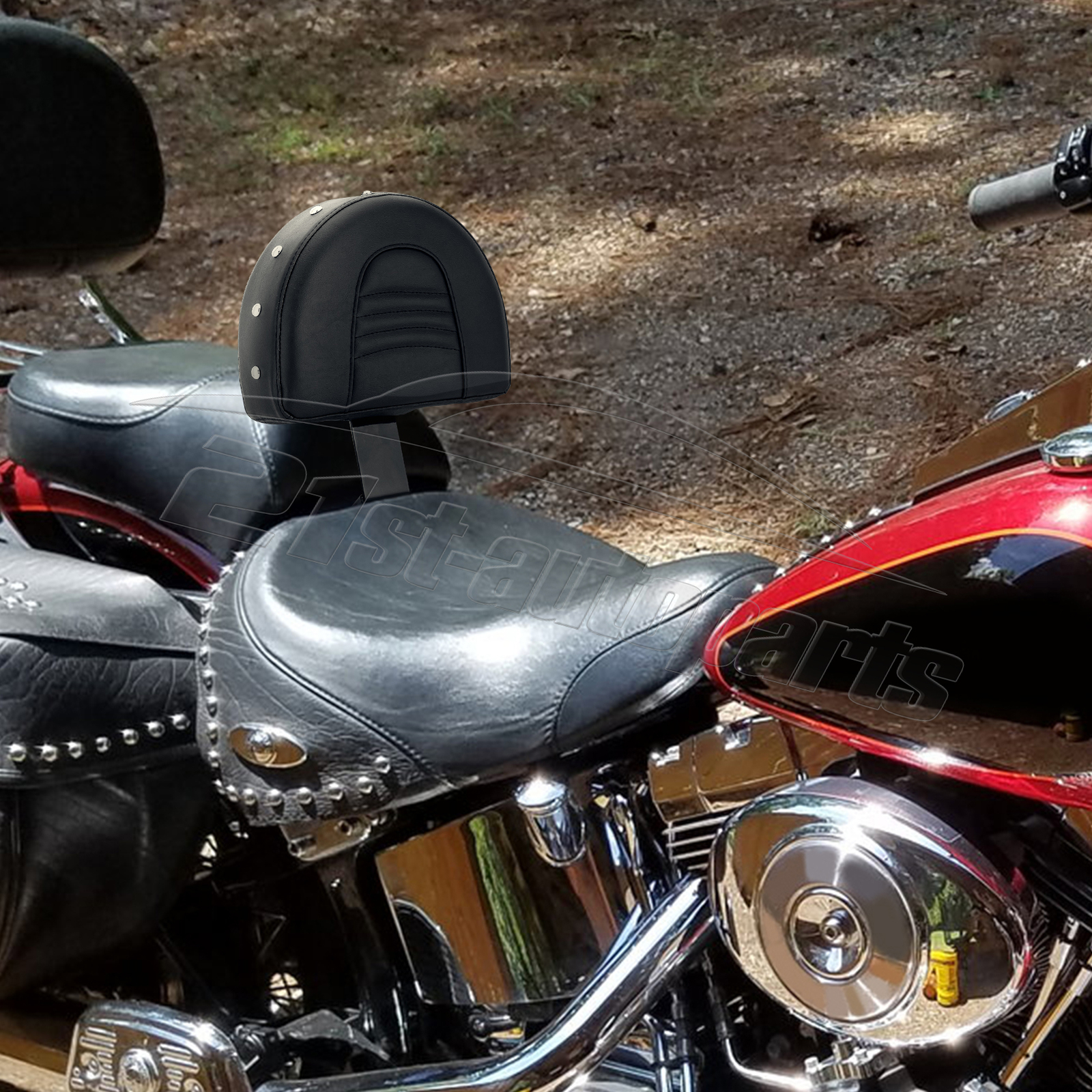 For Harley 1993-2006 Heritage Softail FLSTC FLSTN Quick Release Driver Backrest