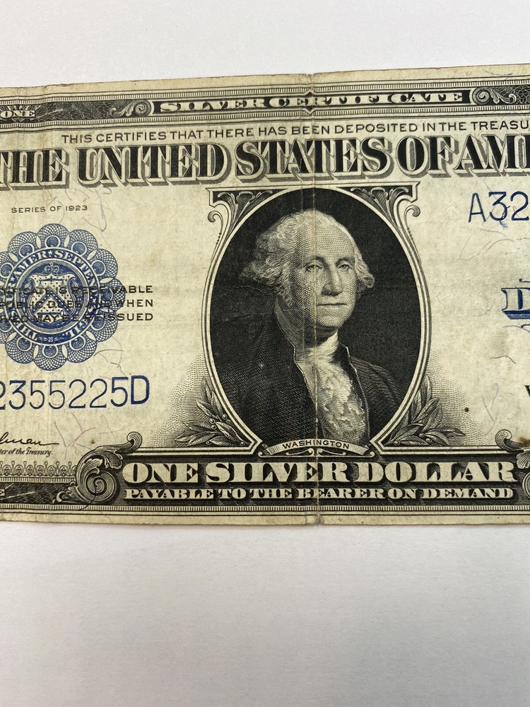 1923 1$ silver certificate large note Speelman/White