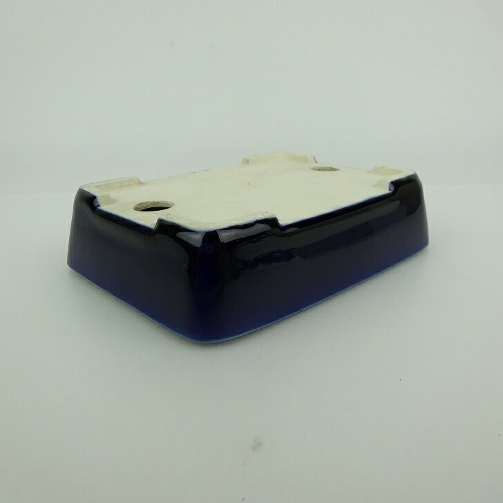Vintage Bonsai Pot – Seiko Small Rectangular Ceramic Planter, 12.2cm (4.8in)