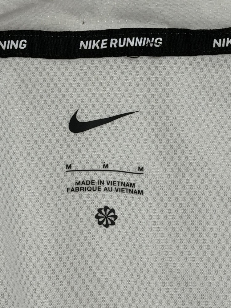 Nike Drifit Lightweight Packable Sky Blue White Windbreaker Jacket Medium M
