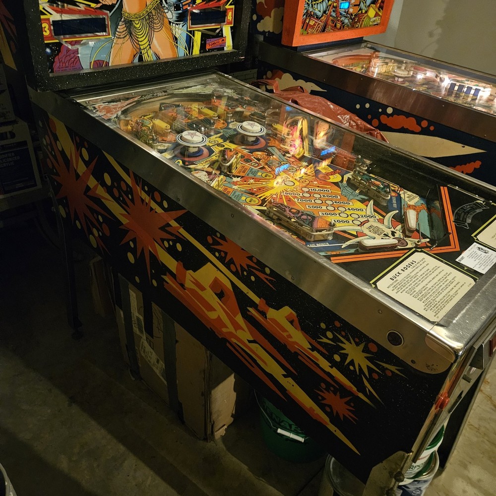 1979 BUCK ROGERS PINBALL MACHINE Fully Functional Will Deliver See Description