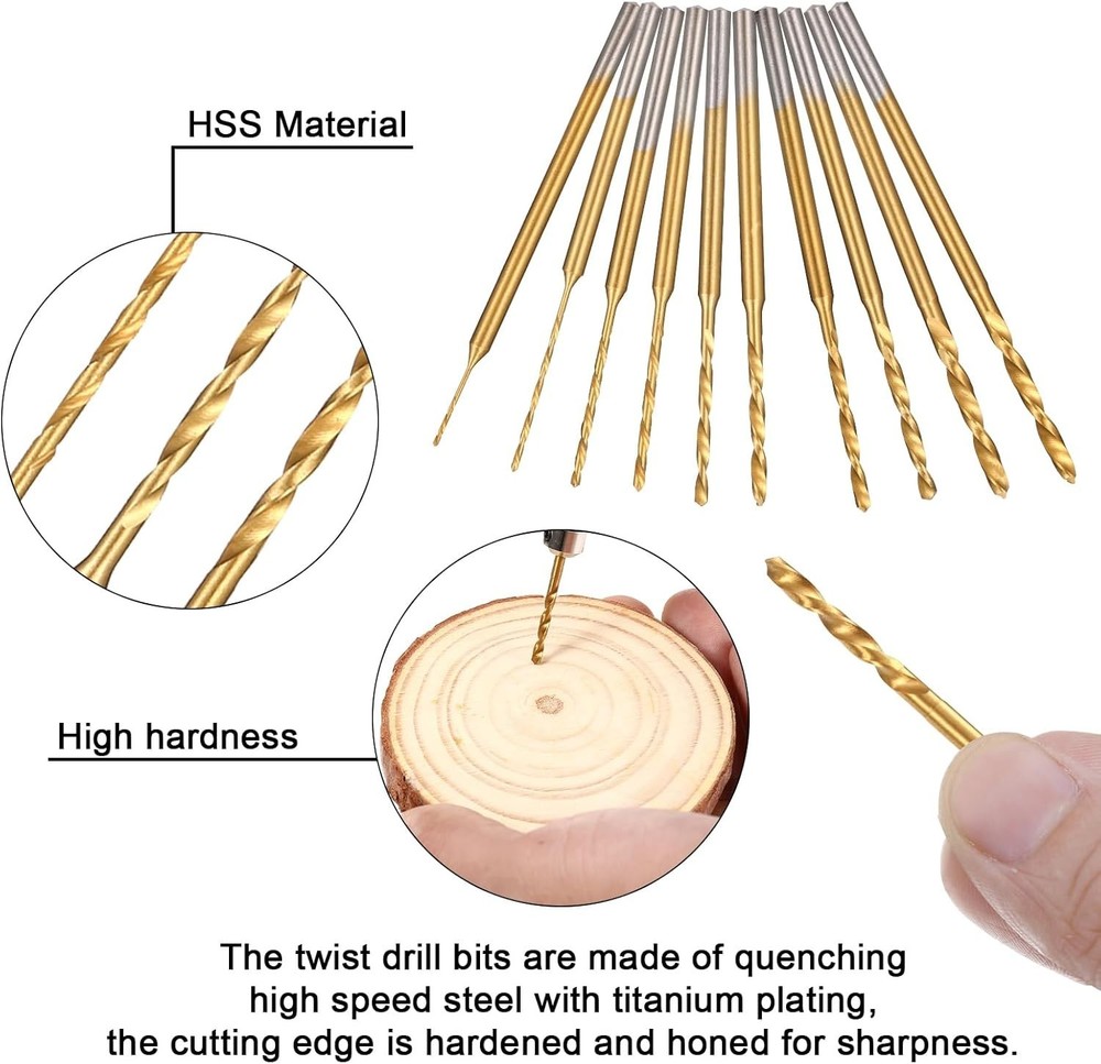 Cordless Mini Drill Pen 3 Speed USB Rechargeable Micro Drill Kit 10 Bits DIY