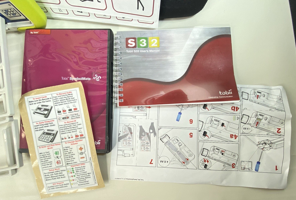 Tobii S32 Scan Recorded Speech Communication Device with Case