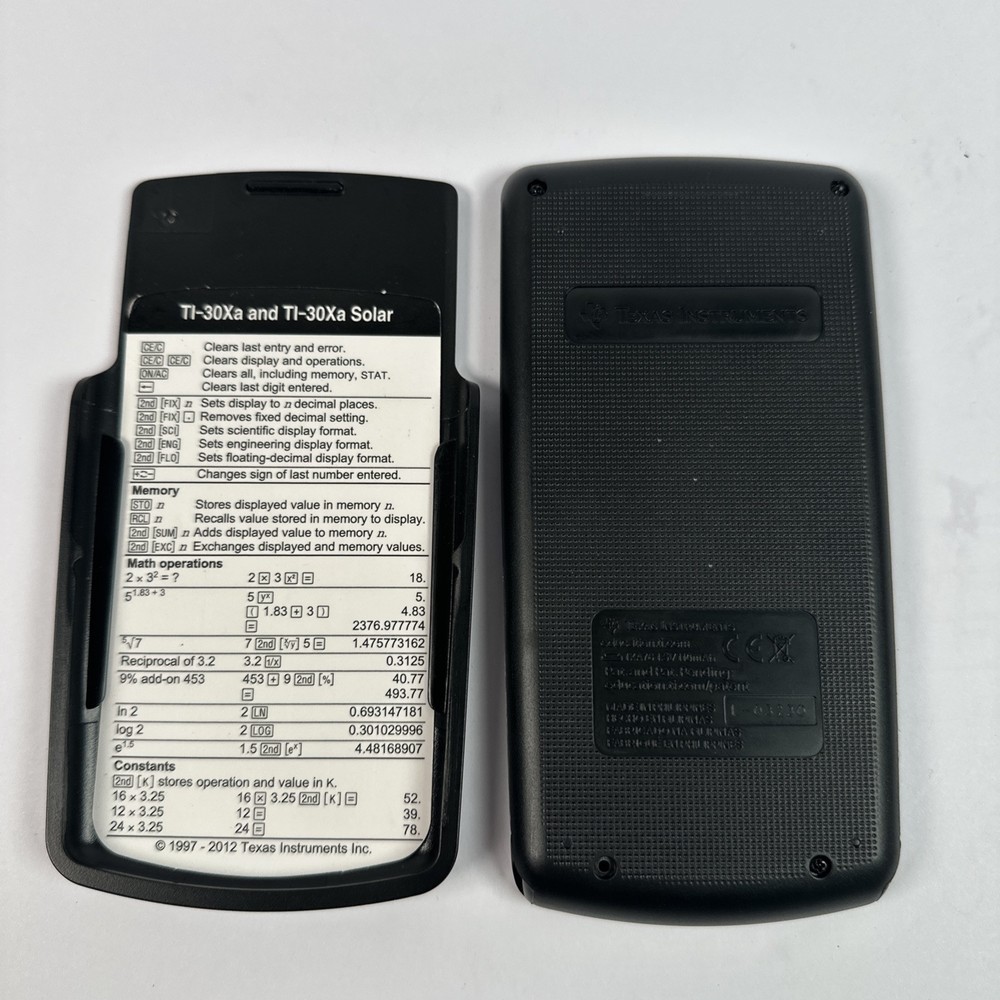 Texas Instruments TI-30Xa Scientific Calculator