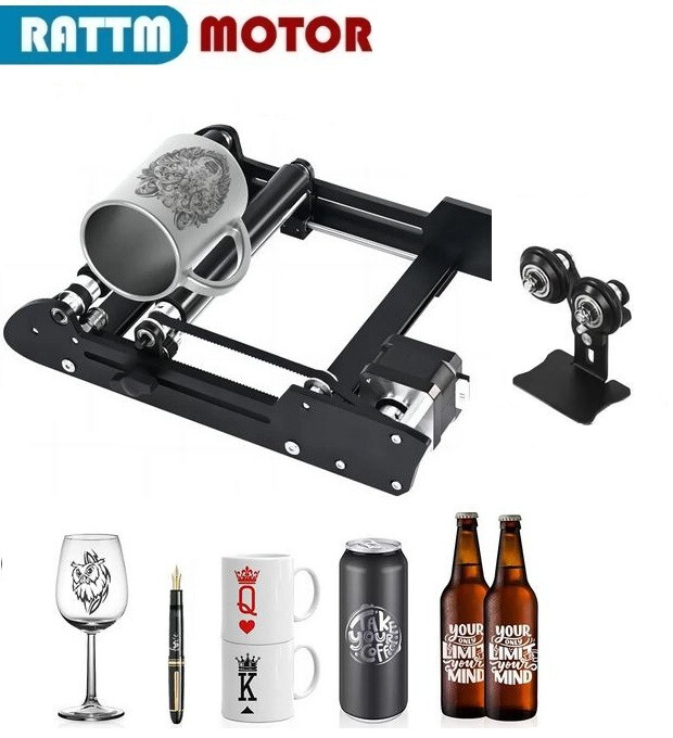 【USA】360° Y-axis Laser Rotary Roller Module for Cylindrical Objects Engraving