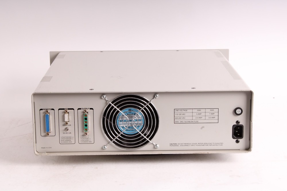 Light Control Instruments Model 5350 Laser Diode Driver Missing Adjustment W/Key