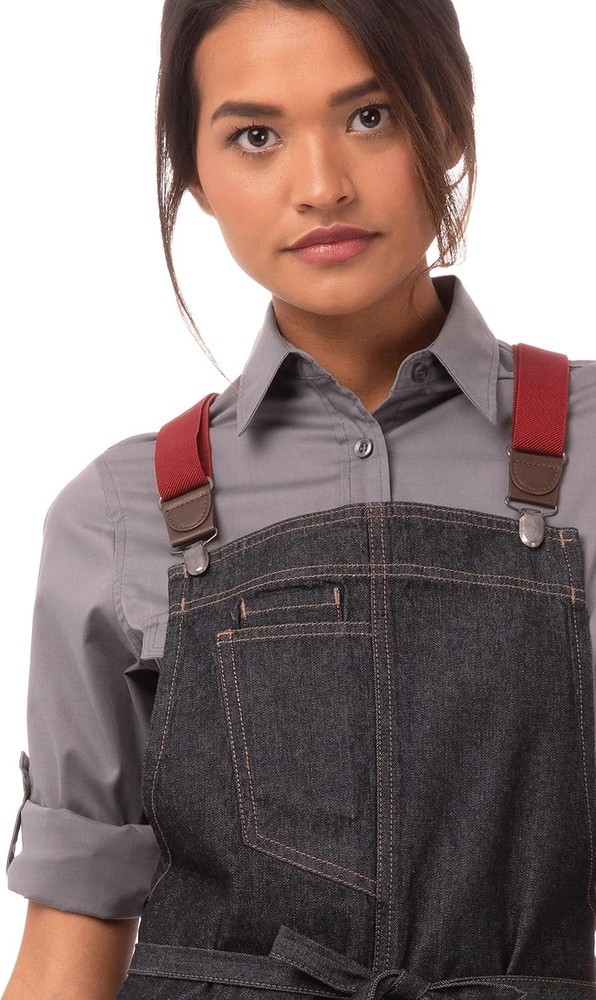 Unisex Berkeley Short Bib Apron