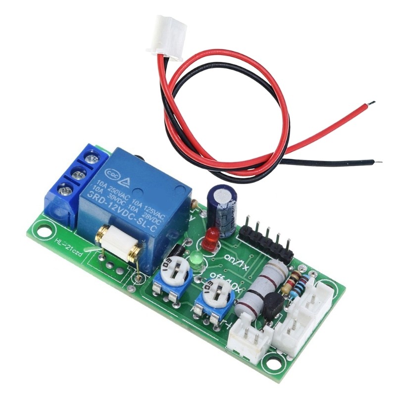 Touch Sensitive Vibration Sensors Relays Module Adjustable Delay Timer Control