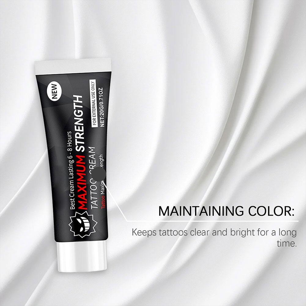 Tattoo Numibing Cream Gel 20g - Up to 6 Hours Extra Strength for Tattoos US