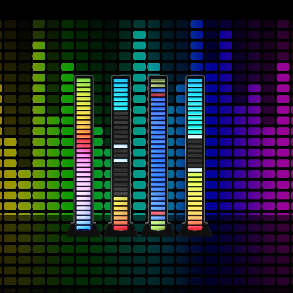 Monster Basics Multicolor Light Bar, Sound-Reactive Color Equalizer LED Light
