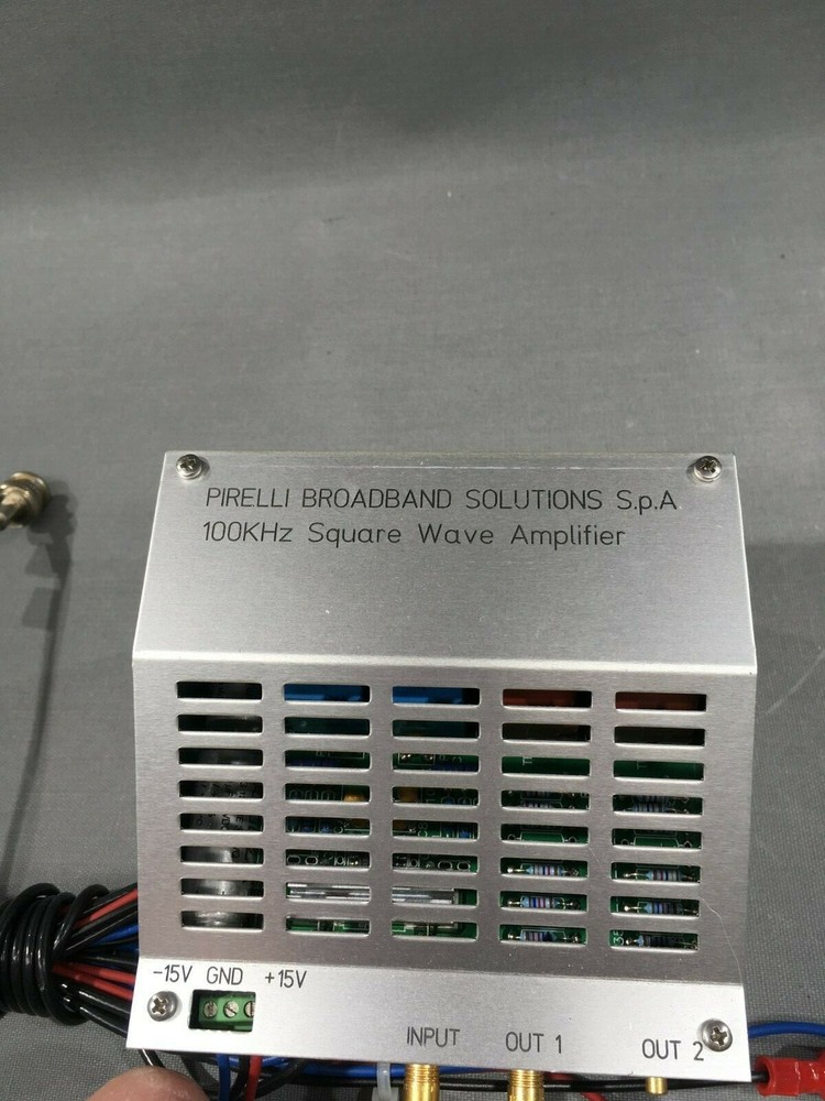PIRELLI BROADBAND 100HZ SQUARE WAVE AMPLIFIER