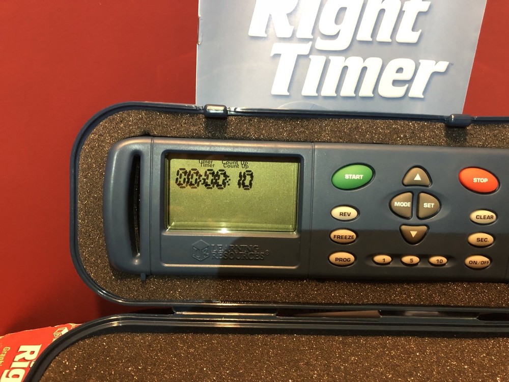 Learning Resources Right Timer LER6955 Overhead / Desktop Timer Free US Shipping