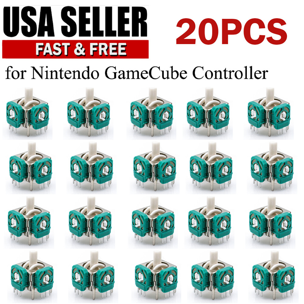 20x Analog Joystick Stick Switch Replacement for Nintendo GameCube Controller