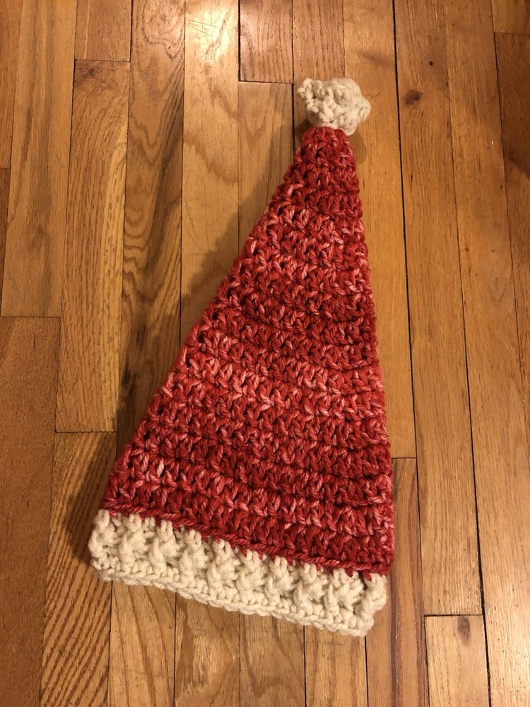 Handmade Crocheted Santa Hats