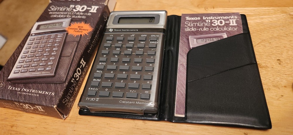Slimline TI 30-II Texas Instruments Calculator