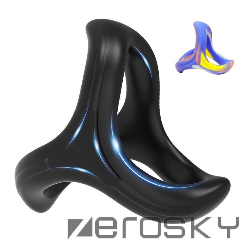 Reusable Ball-Scrotum-Stretcher-Ring-Penis Enhancer Delay Ejaculation for Men