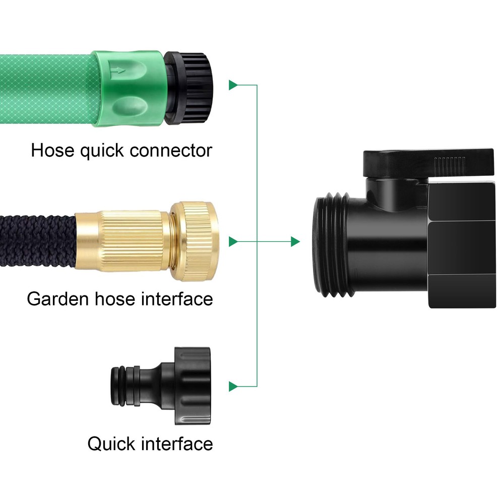 8pcs Stop Valves 3/4'' ABS Control Values
