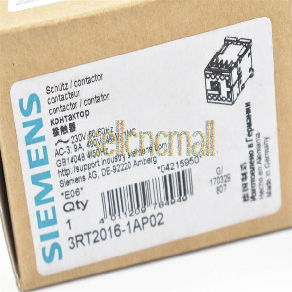 1PCS Siemens Contactor 3RT2016-1AP02 new
