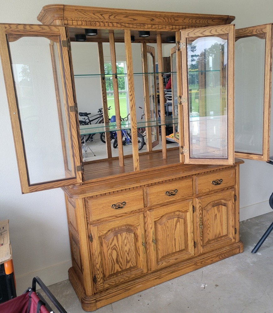 Oak Hutch
