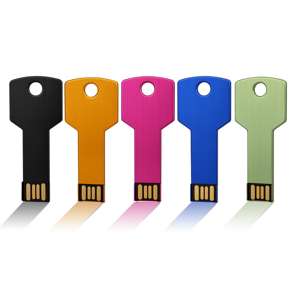 USB 2.0 Flash Thumb Drive Key Shape 8GB USB Memory Sticks Pendrive 5PCS