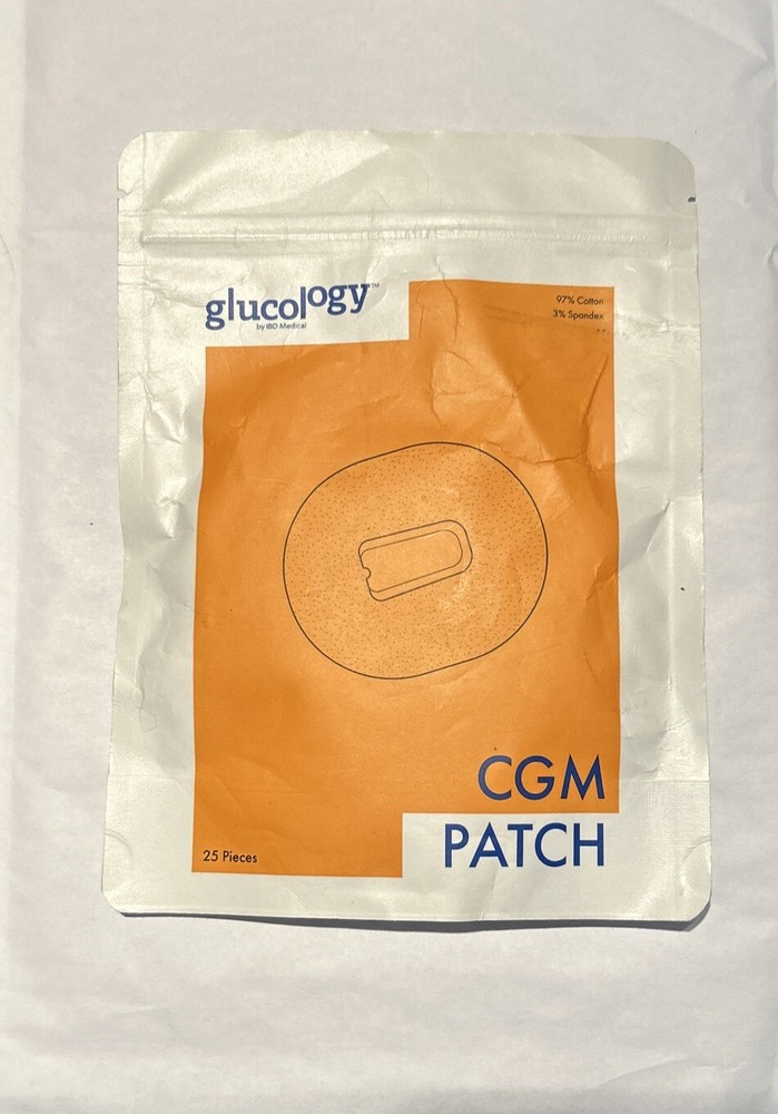 Glucology Libre, Guardian CGM Patch  Adhesive & Waterproof 25 Pack Green