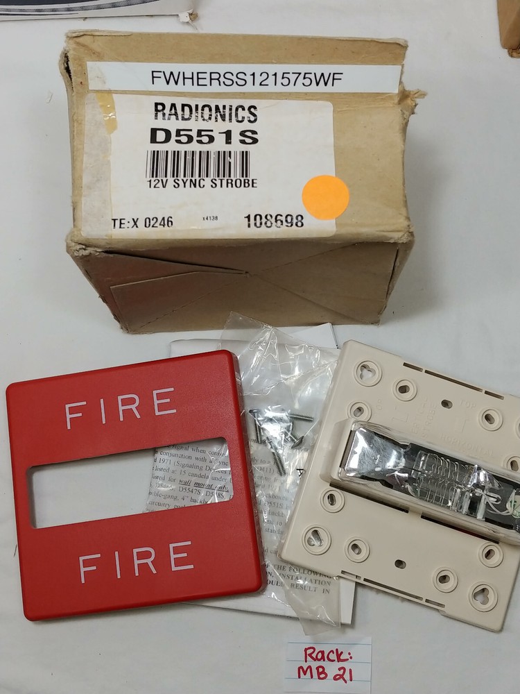 RADIONICS D551S 12V Sync Strobe