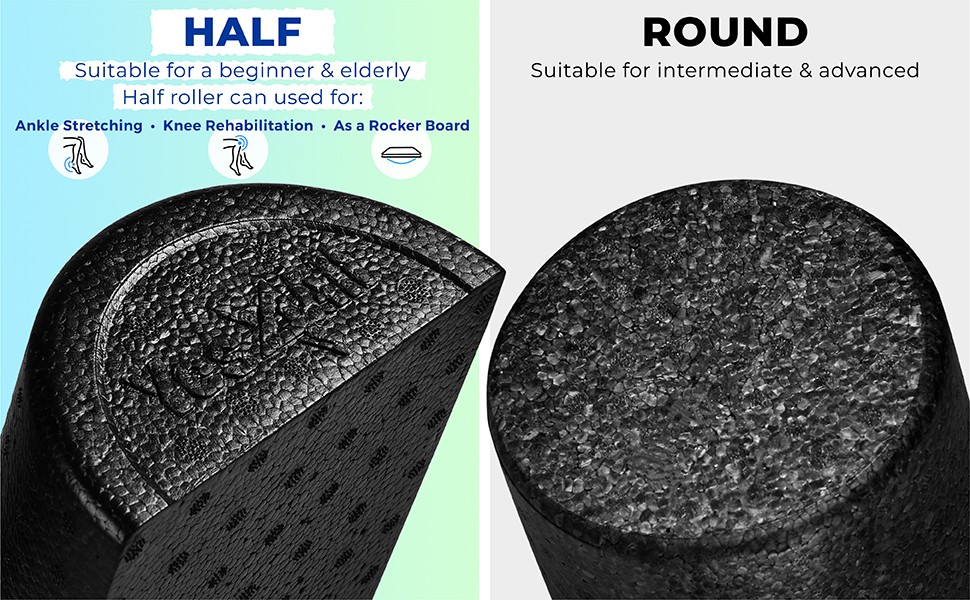 High-Density EPP Half Round Ba Roller Fo, Exercise Fo Roller