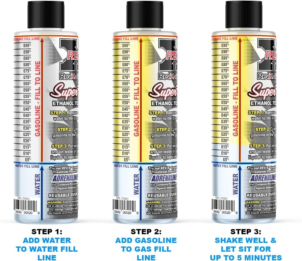 E85 Super Tester - Reusable Gasoline Ethanol Testing Kit
