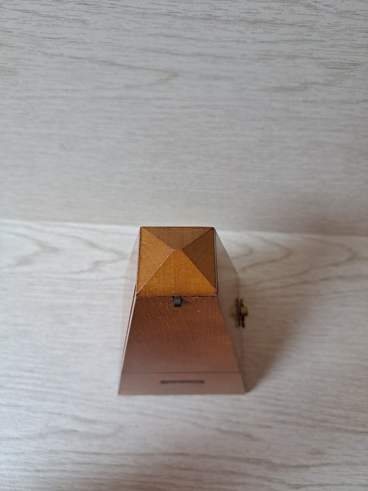 Vintage Seth Thomas Metronome De Maelzel Maple Case Wind-up