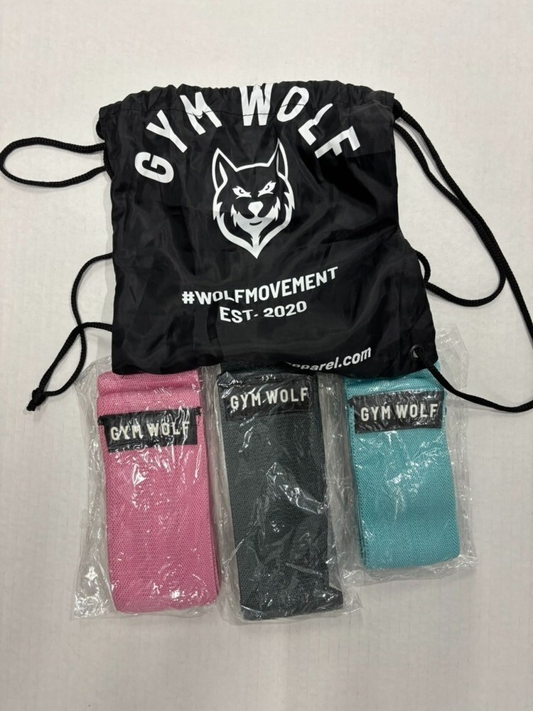 Gym Wolf Resistance Loop Bands Set