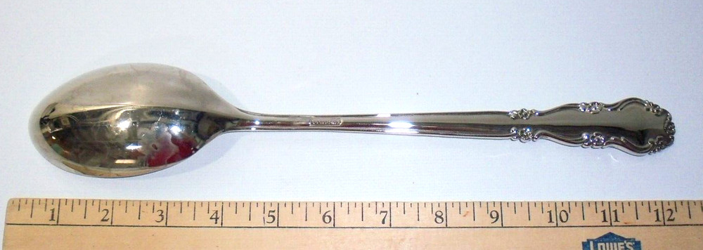 Godinger Large 12" Silver Plate Serving Spoon