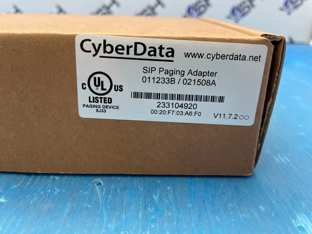 CyberData SIP Paging Adapter 011233B / 021508A