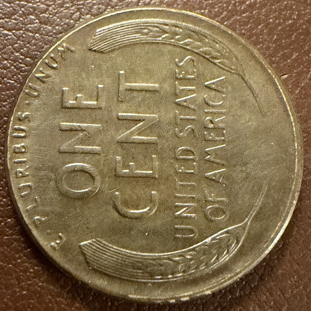 1955 Lincoln Wheat Penny With Errors & No Mint Mark (#891)