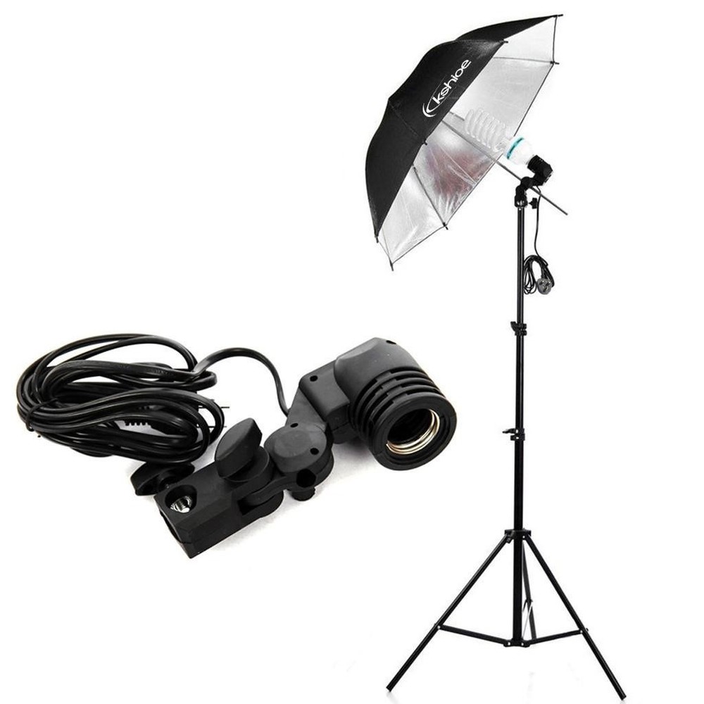 Kshioe Studio Camera Photography Lighting Umbrella Softbox Backdrop Stand Kits