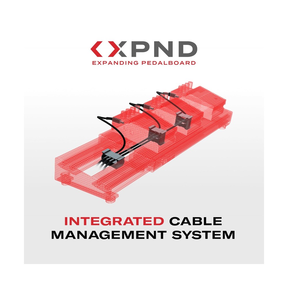 D'Addario XPND Pedalboard - Large 2 Rows