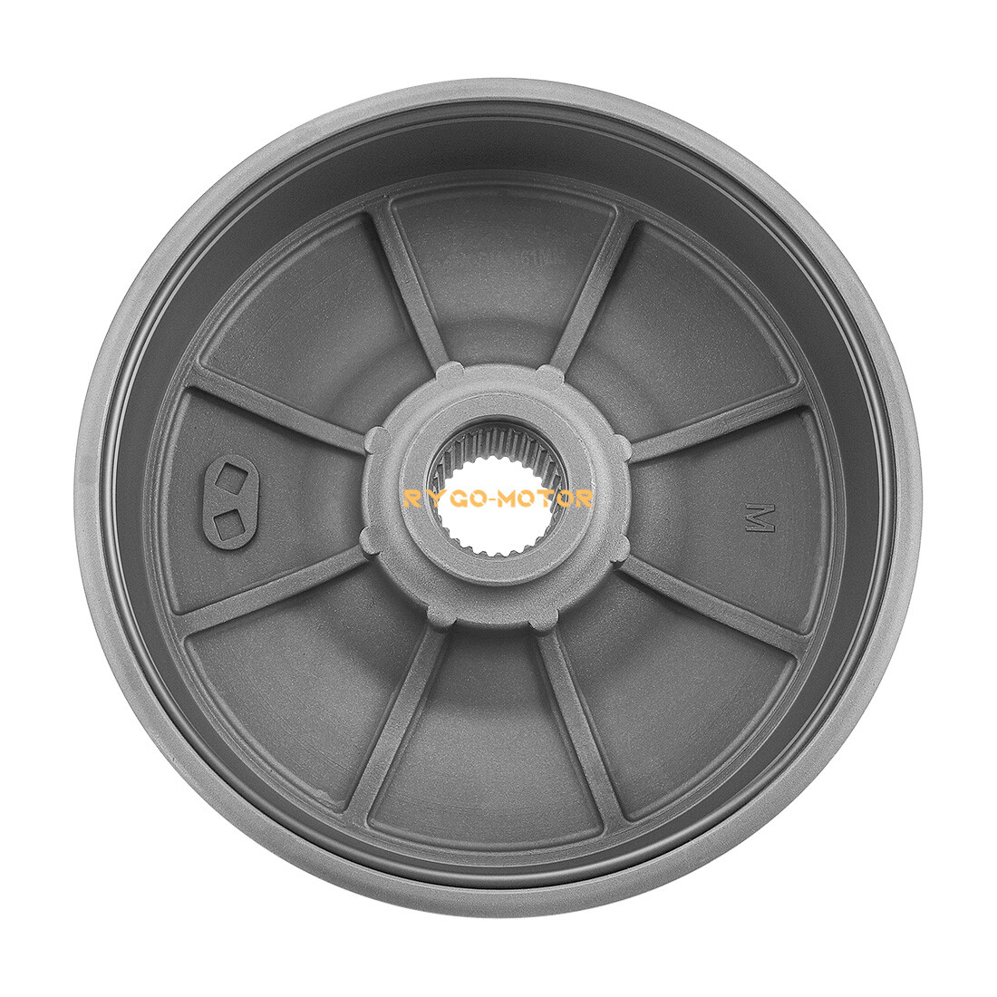 Rear Brake Drum Hub Plate Cover Shoes Kit for Honda Rancher 350 TRX350 2000-2006