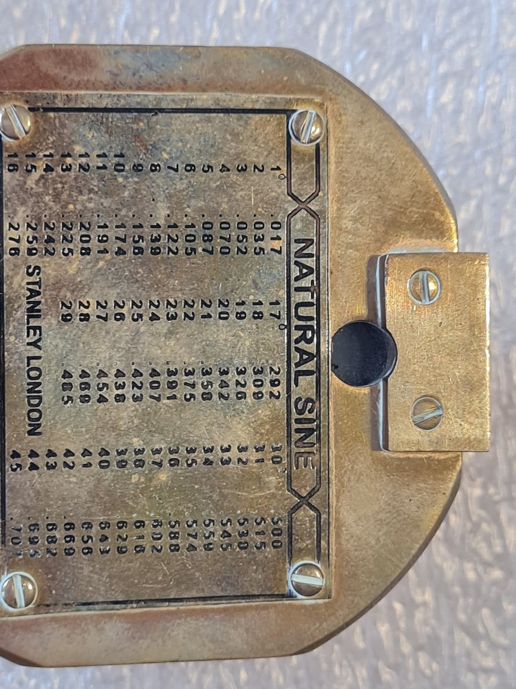 Vintage Stanley Brass Navigation Compass - Maritime
