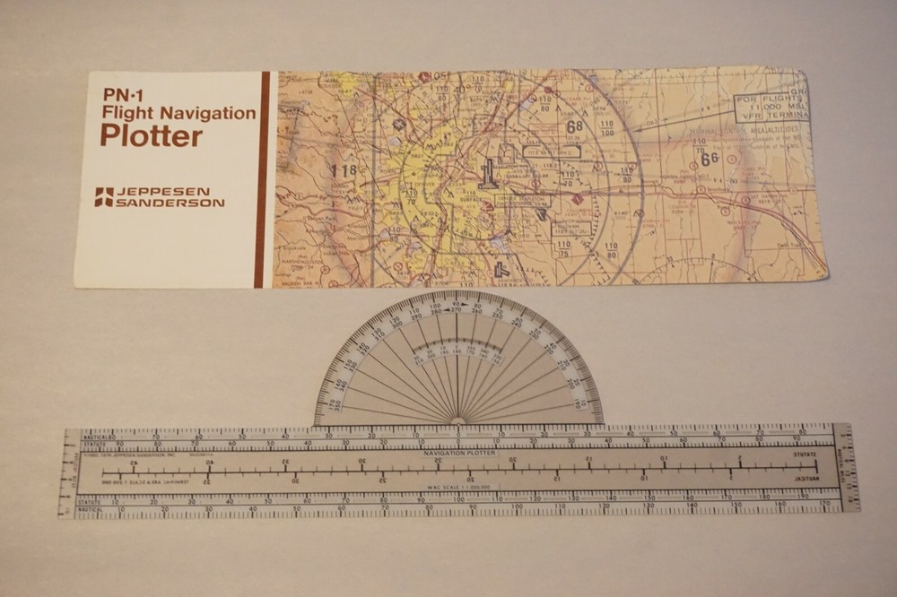 Jeppesen Sanderson PN-1 Navigation Plotter
