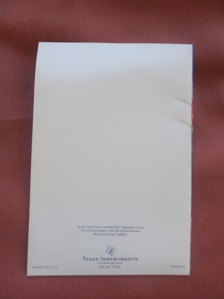 TI Home Computer Alpiner Manual Texas Instruments