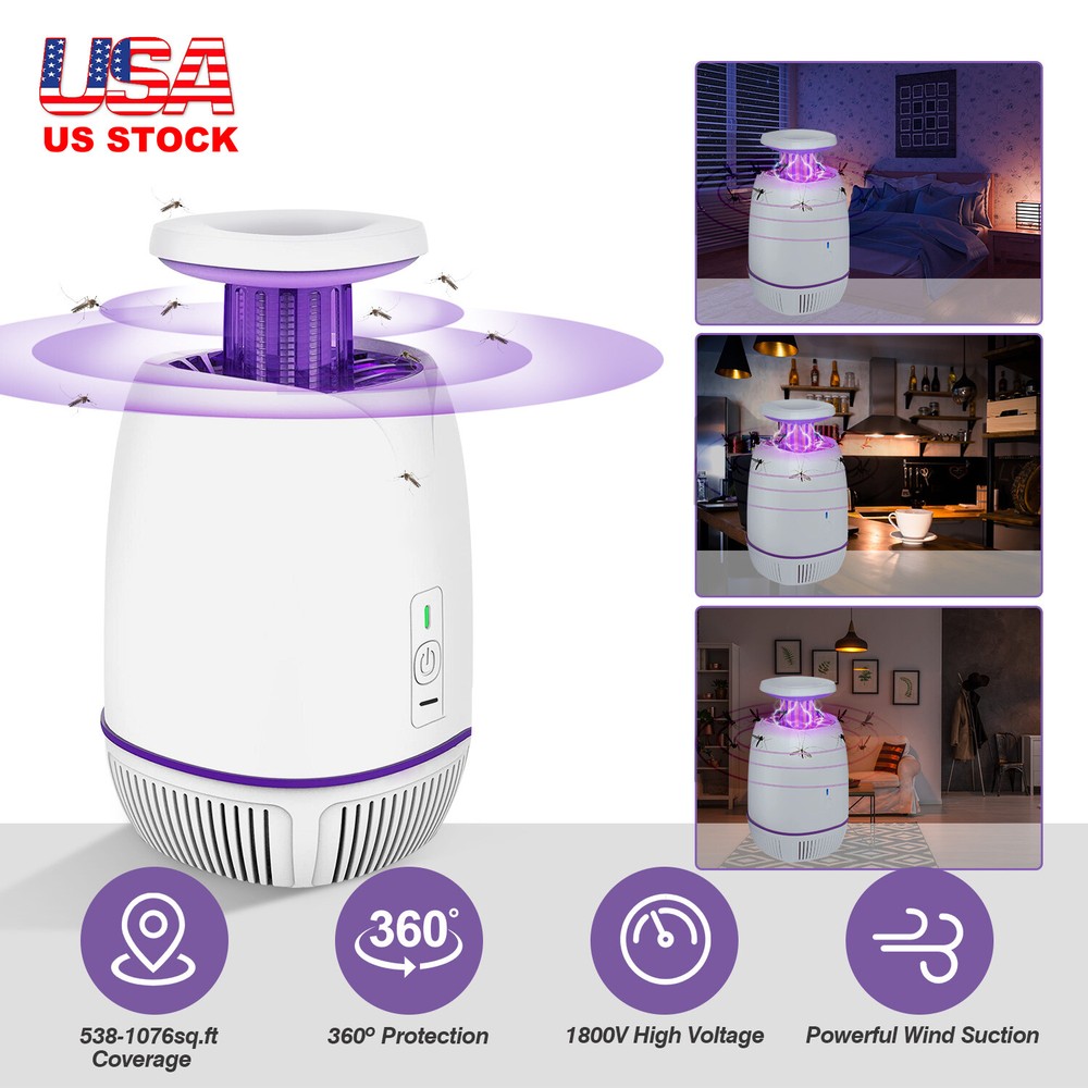 LED Bug Zapper, Lamp Less Power,High-Voltage Mosquito Zapper