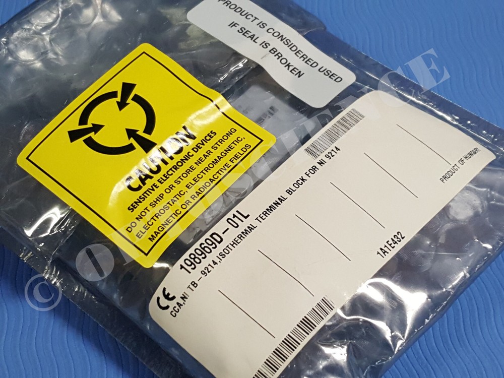 NEW - National Instruments NI 9214 cDAQ Temperature Input Module, Terminal Block