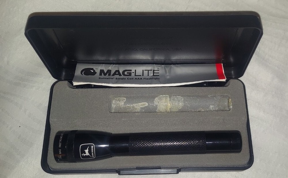 John Deere Mini Maglite With Case And Manual