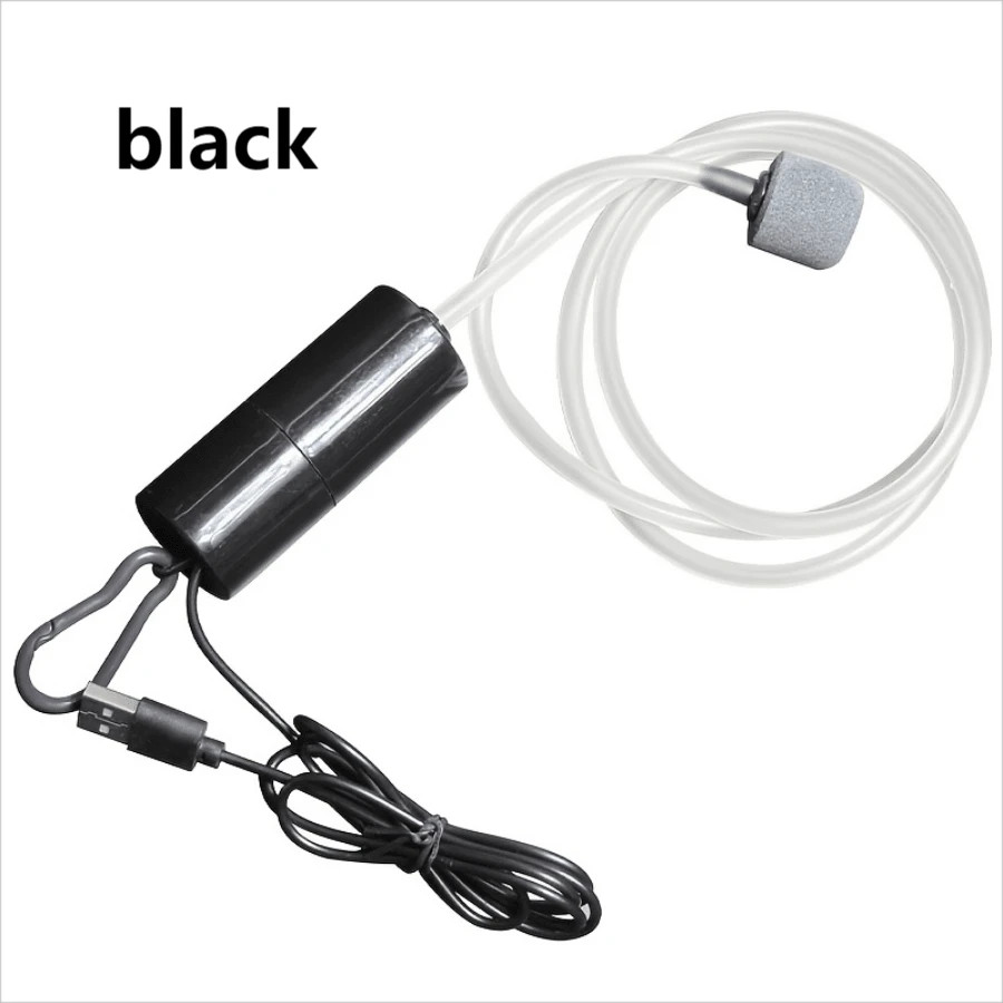 Fish Tank Oxygen Air Pump USB Aquarium Oxygenator Hydroponic Oxygen Bubbler Pump