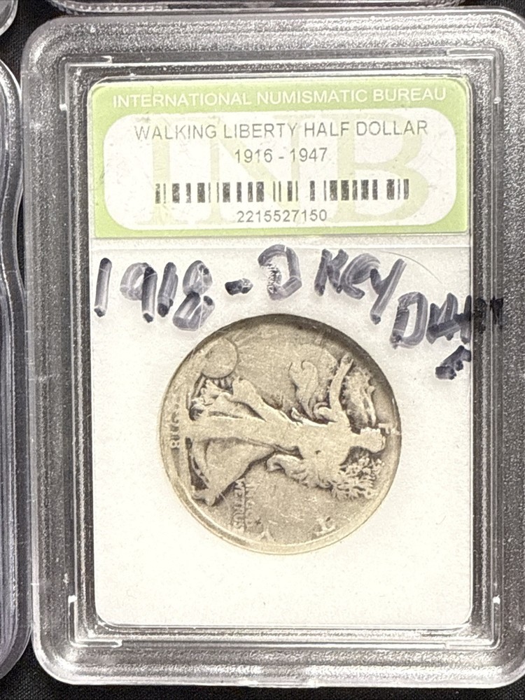 6 Silver Slabs Halves Lot