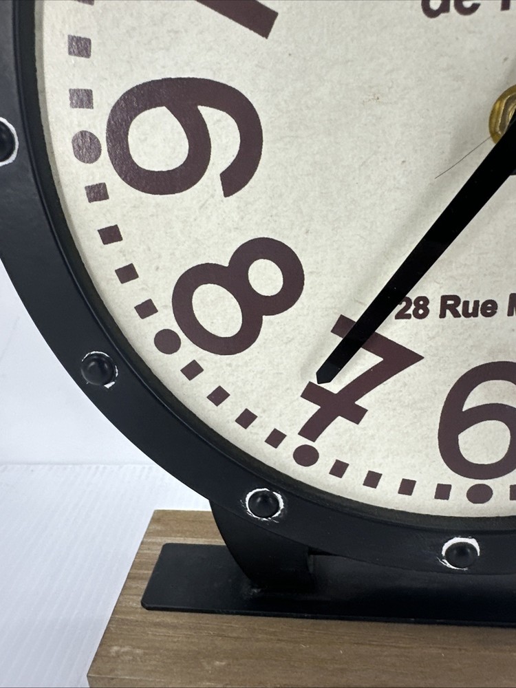 Standing Clock Antiquity De Paris Clock 13”x10” {113}