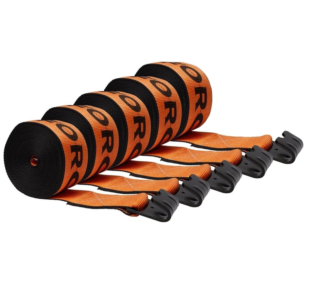 (5 Pack) Kinedyne K Force Winch Straps 6670 WLL w/ Flat Hook