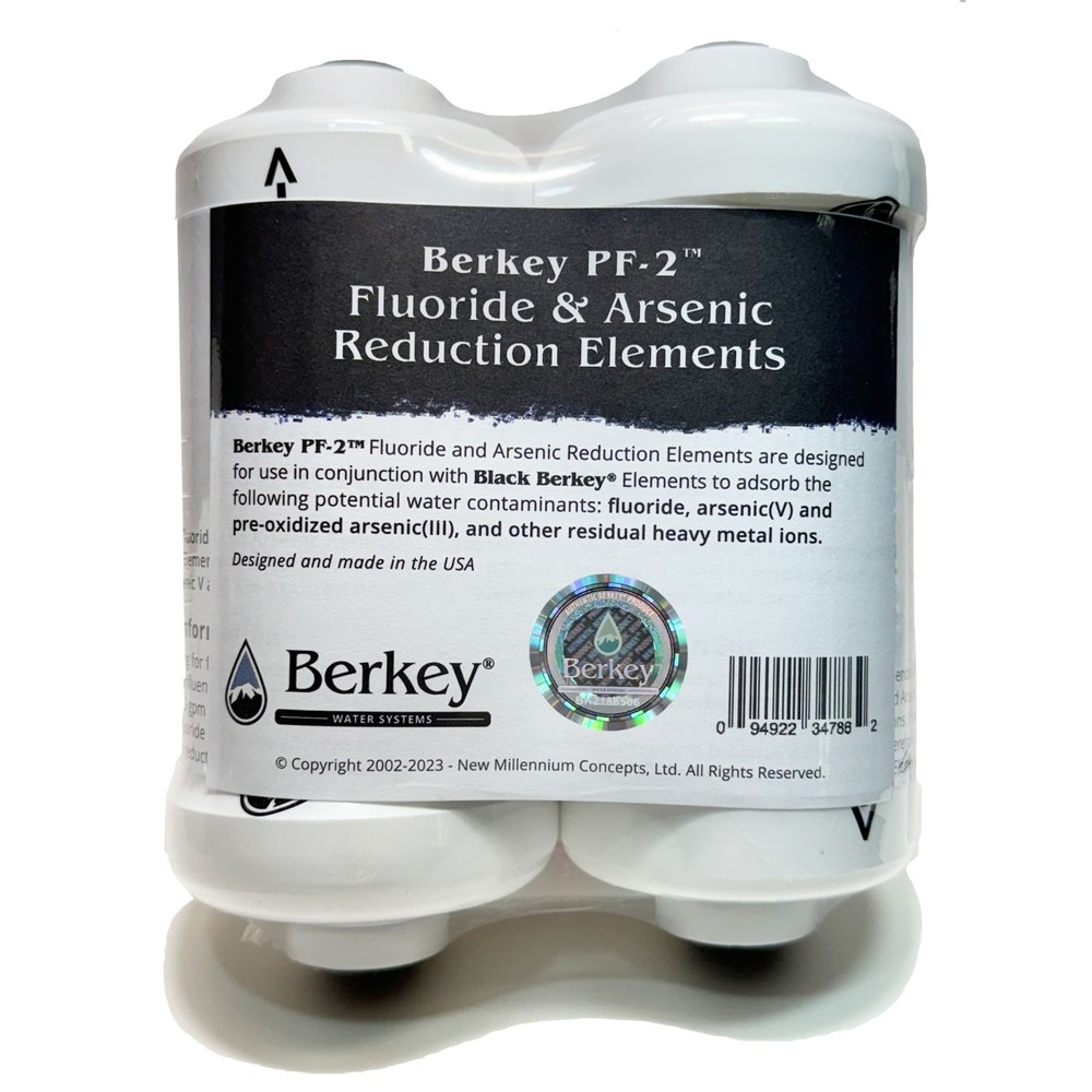 Berkey Reduction Elements, Use with Black Berkey Water filter Elements, 2 Pack